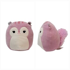 7" Squishmallows "Allina" Pink Squirrel Plush 2022